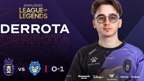 El equipo perdió contra G2 Artic