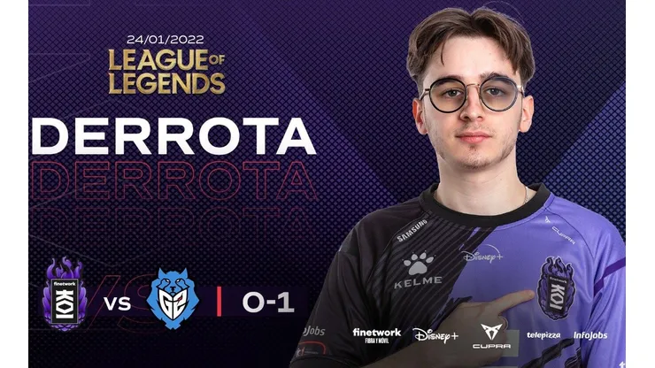 El equipo perdió contra G2 Artic