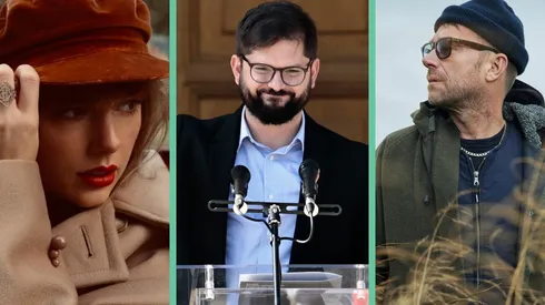 Taylor Swift, Gabriel Boric y Damon Albarn.