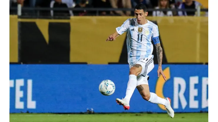 Ángel Di María será titular y capitán ante Chile.