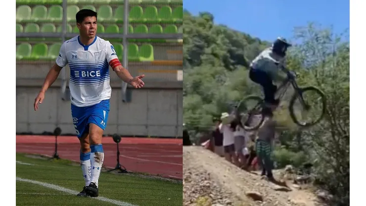 Gato Silva se las da de deportista extremo y participa en competencia de mountain bike