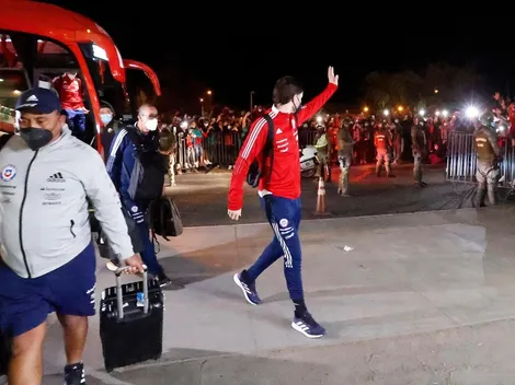 Galería: La Roja desata la locura en su arribo a Calama