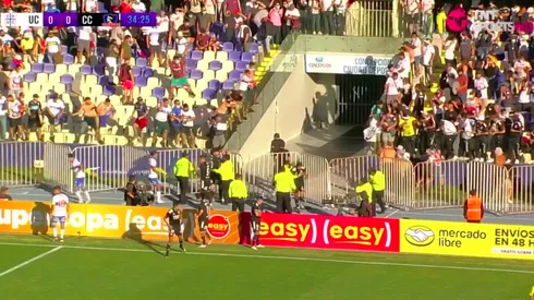 El partido se desarrollaba con total normalidad cuando tipos se enfrentaron en Andes.