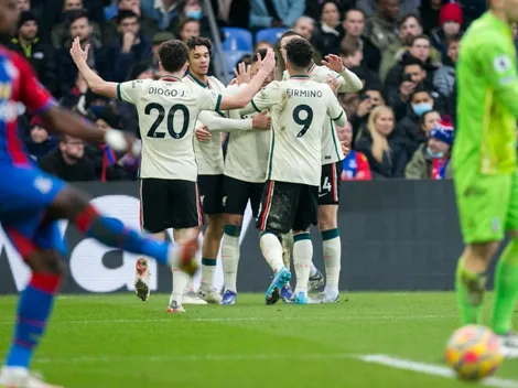 Triunfo de Liverpool contra Crystal Palace: los Reds siguen en la pelea