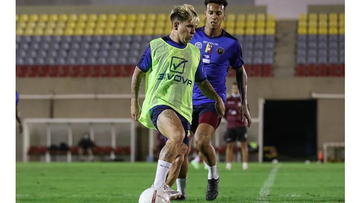 Yeferson Soteldo ha estado entrenando con la selección de Venezuela desde hace días.