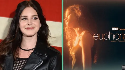 Lana del Rey y la portada de la banda sonora de la segunda temporada de Euphoria.