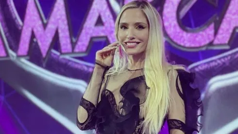 Mane Swett en el escenario de ¿Quién es la Máscara?