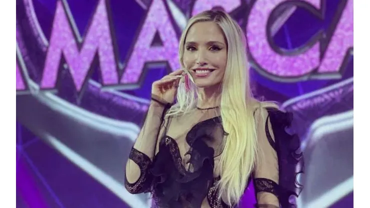 Mane Swett en el escenario de ¿Quién es la Máscara?