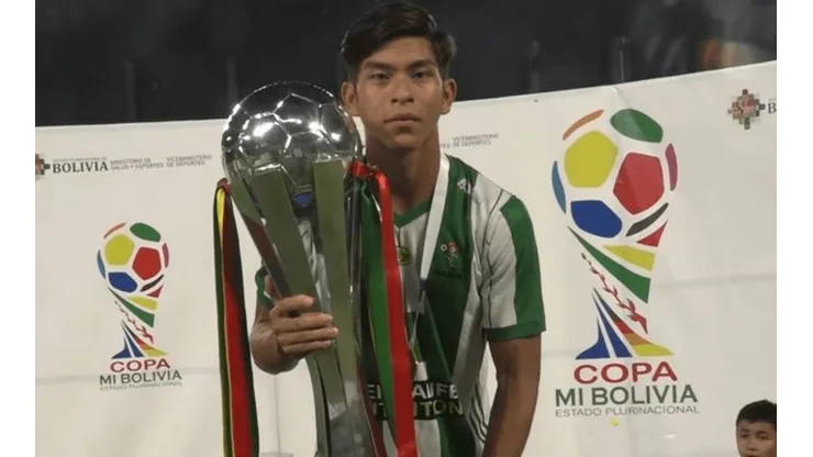 Ervin Vaca es una de las promesas del fútbol boliviano