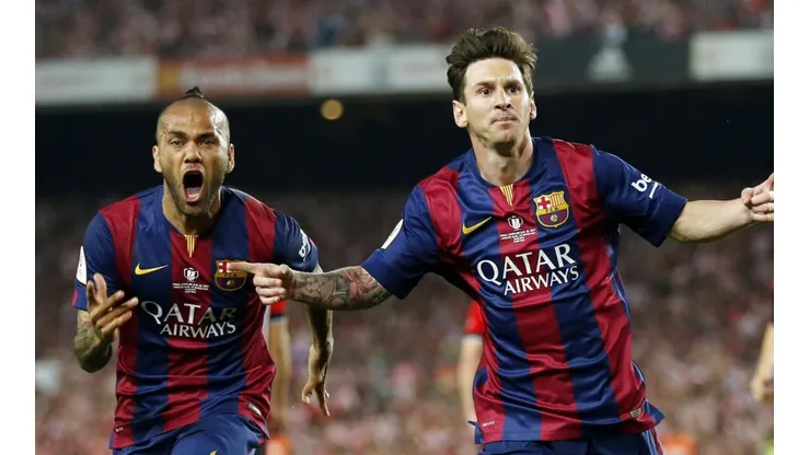 Dani Alves quiere volver a jugar junto a Leo Messi