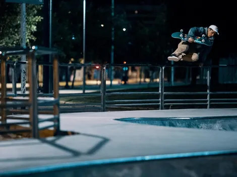 Skater se luce recorriendo Santiago como en un videojuego