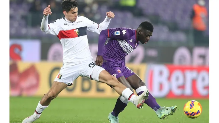 El chileno Pablo Galdames fue titular en el Genoa