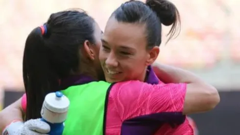 La portera de la U Natalia Campos mostró su felicidad por Tiane