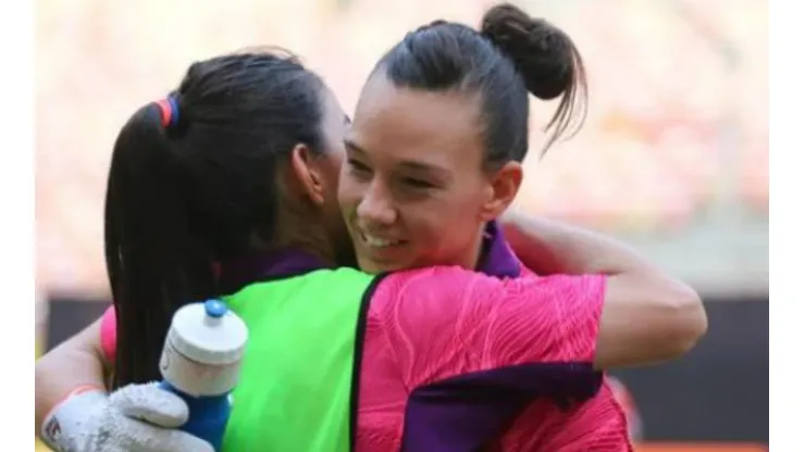 La portera de la U Natalia Campos mostró su felicidad por Tiane