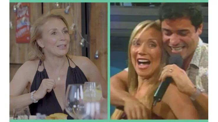 Karen Doggenweiler en Socios de la Parrilla recordando el baile con Chayanne en Viva el Lunes.