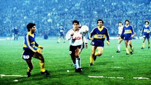 Patricio Yáñez jugó un gran partido en el histórico Colo Colo vs Boca Juniors del estadio Monumental en la Copa Libertadores 1991