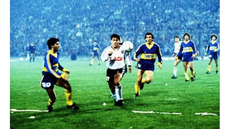 Patricio Yáñez jugó un gran partido en el histórico Colo Colo vs Boca Juniors del estadio Monumental en la Copa Libertadores 1991