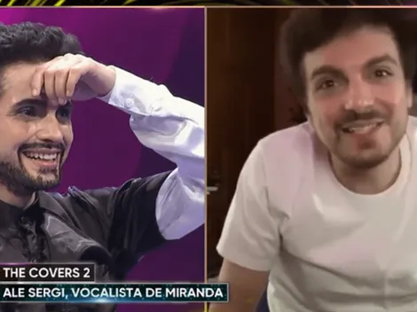 Vocalista de Miranda sorprende a Francisco Dañobeitía en The Covers 2
