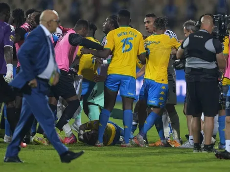 Combo y empujones entre Gabón y Ghana en la Copa de África