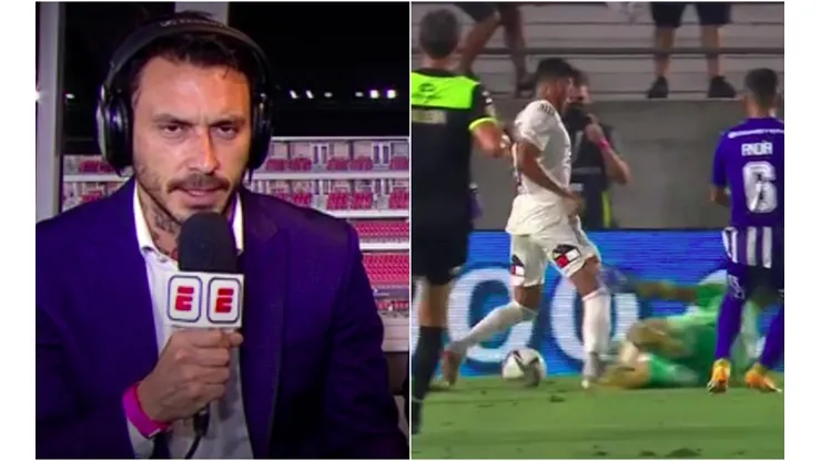 Pinilla no dio crédito al penal que cobraron para Colo Colo ante la U.