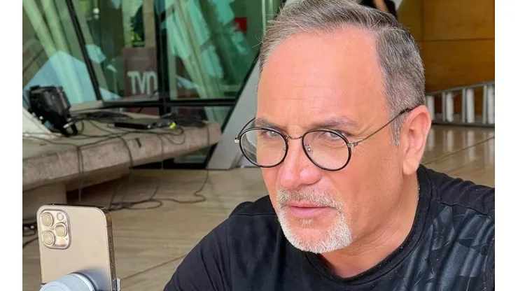 Luis Jara en las instalaciones de TVN.