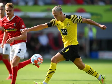 ¡Doblete de Haaland! BVB golea 5-1 al Friburgo y acorta distancia con el Bayern