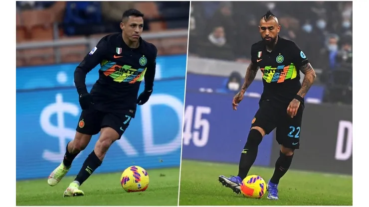Alexis Sánchez y Arturo Vidal son suplentes en el Inter contra Juventus por la Supercopa de Italia.