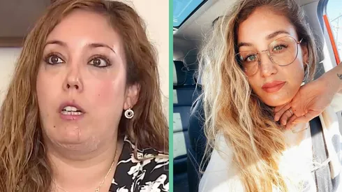 Carolina Mujica, la víctima del ataque del perro, y Daniela Castro.