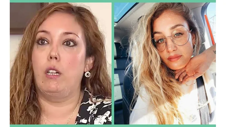 Carolina Mujica, la víctima del ataque del perro, y Daniela Castro.