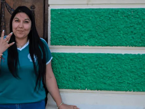 La mujer que le para los carros a Reinaldo Sánchez en Wanderers