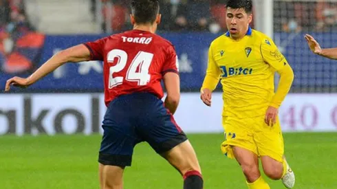 Alarcón y Cádiz perdieron contra Osasuna en La Liga.