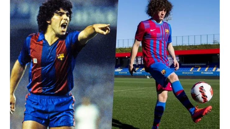 El Barcelona contrató un jugador para su segundo equipo que se luce con el mismo look que usaba nada más que el mismísimo Diego Maradona.