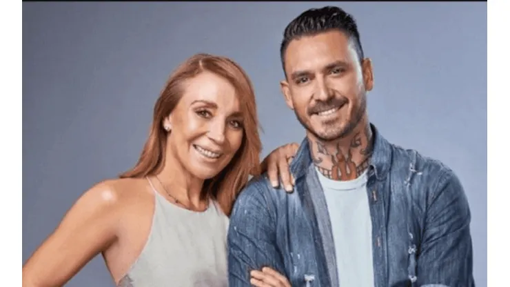 Mauricio Pinilla y Karen Doggenweiler