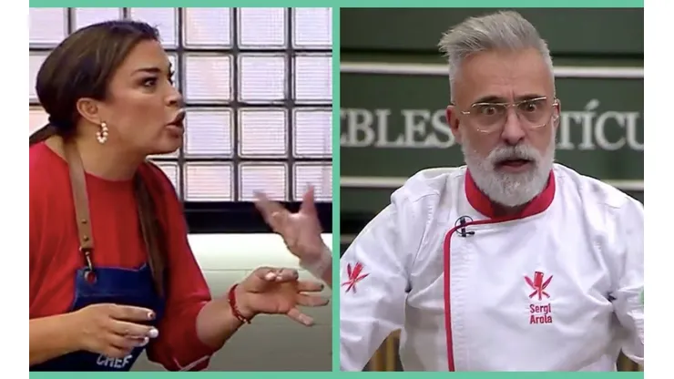Marlen Olivarí frente a frente con Sergi Arola.