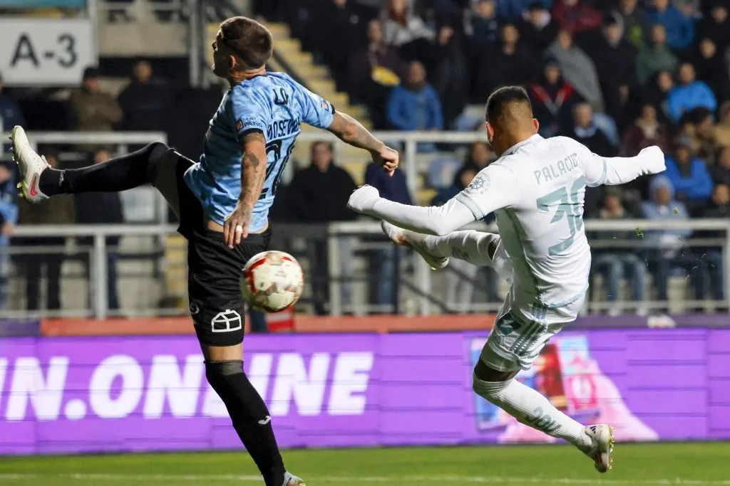 Chorri Palacios tuvo un gran segundo tiempo con U de Chile. Foto: Andres Pina/Photosport