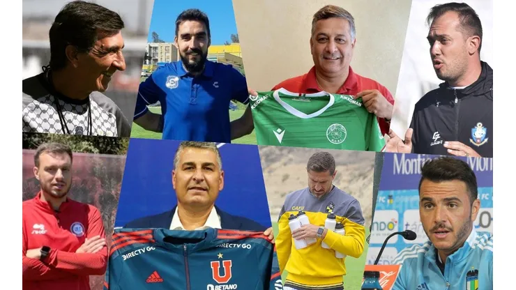 Cinco argentinos, un chileno, un colombiano y un venezolano: la radiografía de los entrenadores que llegan a Primera División en el Campeonato Nacional 2022