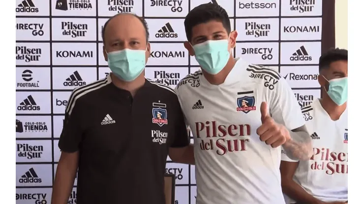 Esteban Pavez va por su tercera aventura con la camiseta de Colo Colo