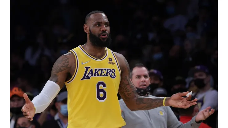 LeBron James fue la gran figura de los Lakers en el último juego.
