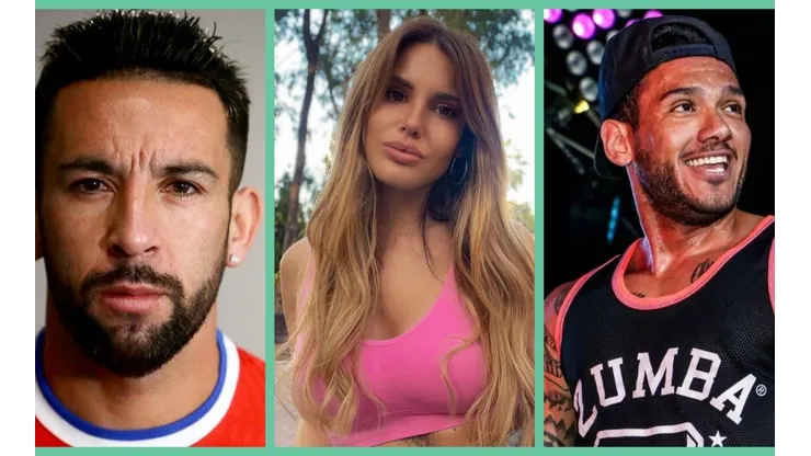 Mauricio Isla, Gala Caldirola e Iván Cabrera.