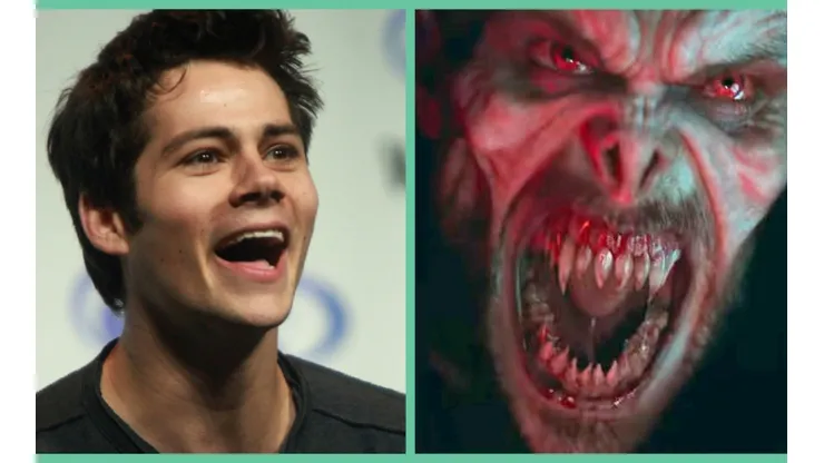 Dylan O'Brien y Jared Leto como Morbius.