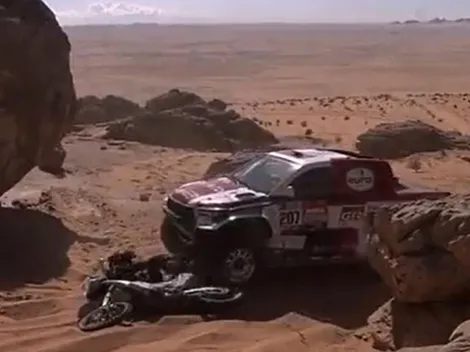 Indignante: chileno Zumarán fue atropellado en el Dakar