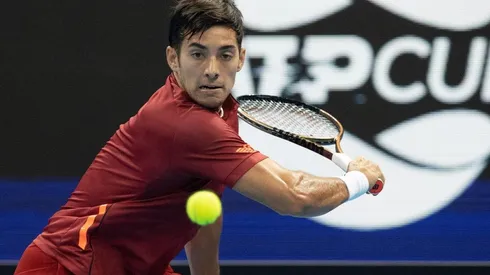 Cristian Garin derrotó al serbio Dusan Lajovic en la ATP Cup.