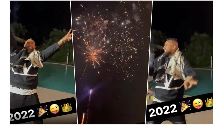 Arturo Vidal y la llegada del Año Nuevo.