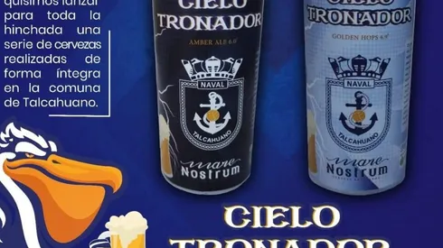 El modelo especial de cerveza inspirada en el fanatismo el hincha de Naval