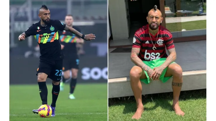 Arturo Vidal mantiene sus deseos de vestir la camiseta de Flamengo.