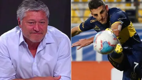 Pato Yáñez emocionado con Maxi Cerato, como buen hincha de Everton.