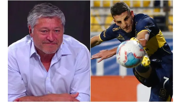 Pato Yáñez emocionado con Maxi Cerato, como buen hincha de Everton.