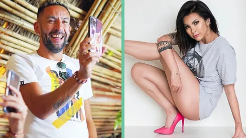 Mauricio Isla y Thati Lira.