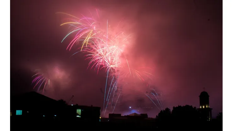 Fuegos artificiales para Año Nuevo