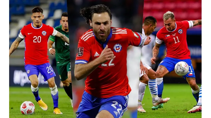 La selección chilena jugó con tres marcas de vestimenta distintas durante 2021